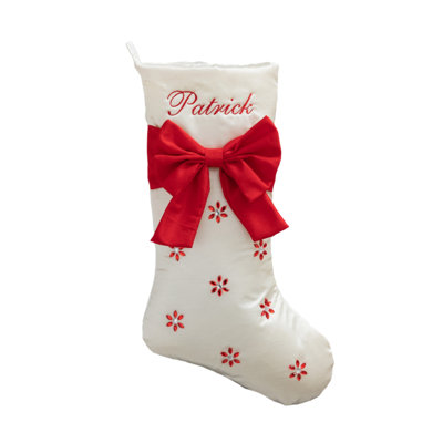Chaussette de Noël Dupioni