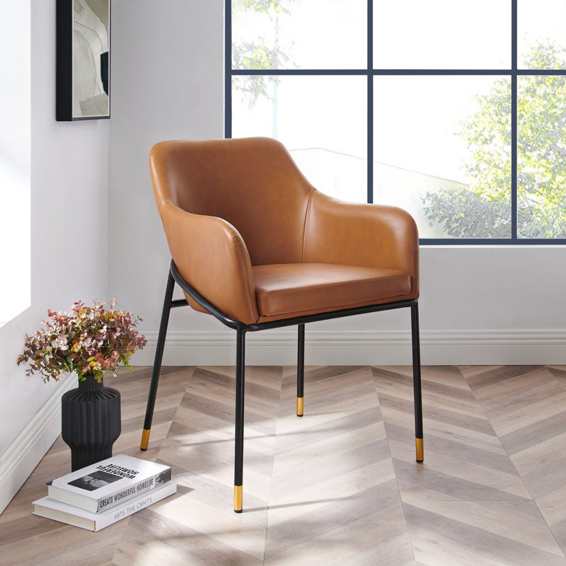 Chaise en cuir Vegan