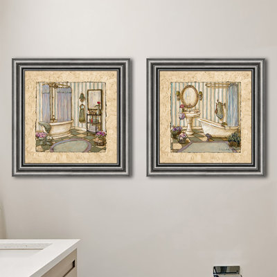 Her Sanctuary - ensemble de 2 peintures encadrées