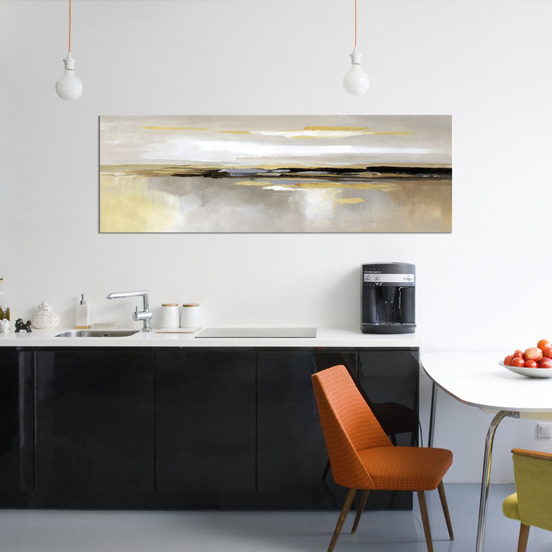 «Silver Lining», reproduction sur toile, H 12 po x l 36 po x P 1,5 po, Toile tendue