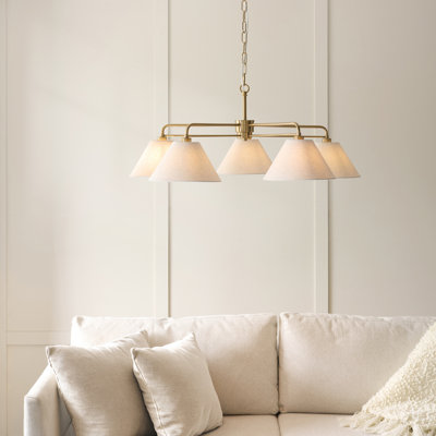 Cora 5 - Light Shaded Chandelier
