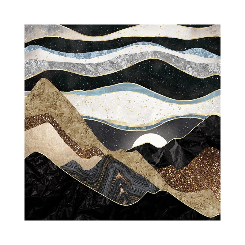 Desert Glow - Print on Canvas, Wrapped Canvas, 45.72 cm H x 45.72 cm W x 1.91 cm D