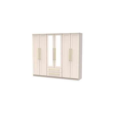 Fully Assembled Emelin Haworth 2 Door Wardrobe