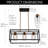Adjani 3 - Light Dimmable Square / Rectangle Chandelier