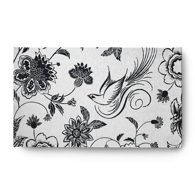 Bahre Chenille Floral Indoor / Outdoor Rug