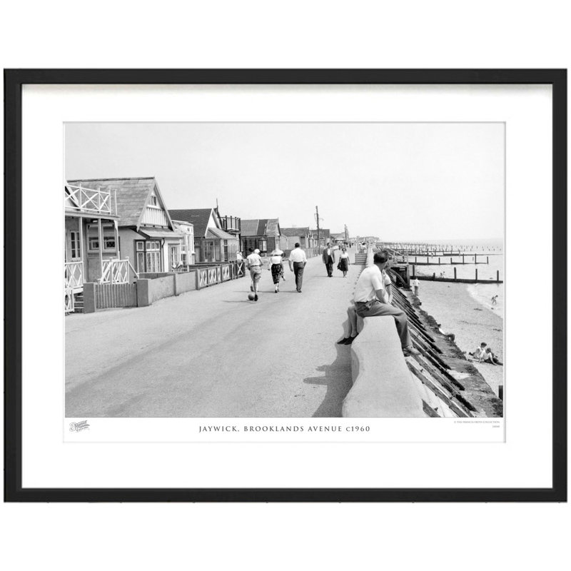 Jaywick, Brooklands Avenue C1960 by Francis Frith - Single Picture Frame Print, 40cm H x 50cm W x 2.3cm D