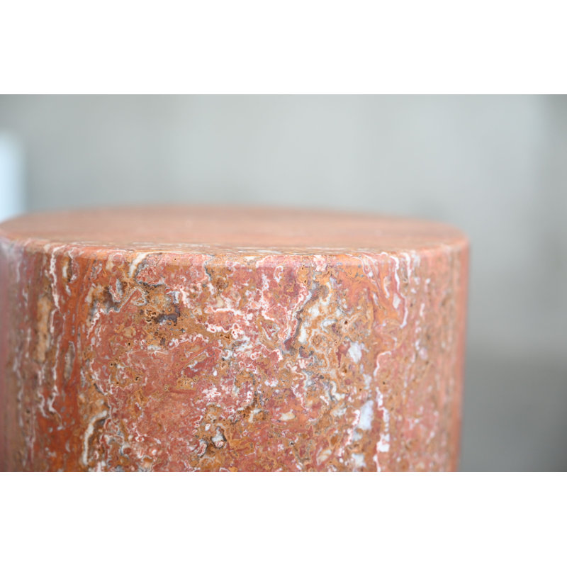 Table de bout haute Apothecary, Rouge / rose