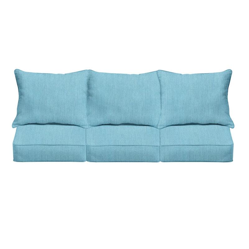 Coussin de canapé intérieur / extérieur Deep Horizon Sunbrella
