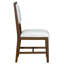 Ensemble de salle à manger extensible 5 pièces avec chaises rembourrées, parfait pour un décor de maison de campagne rustique et des sièges confortables-129386227-129386229-129386231