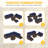 8-Piece Patio Furniture Set with Propane Gas Fire Pit Table-576908597-575407548