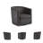 Kazier Faux Leather Swivel Accent Chair