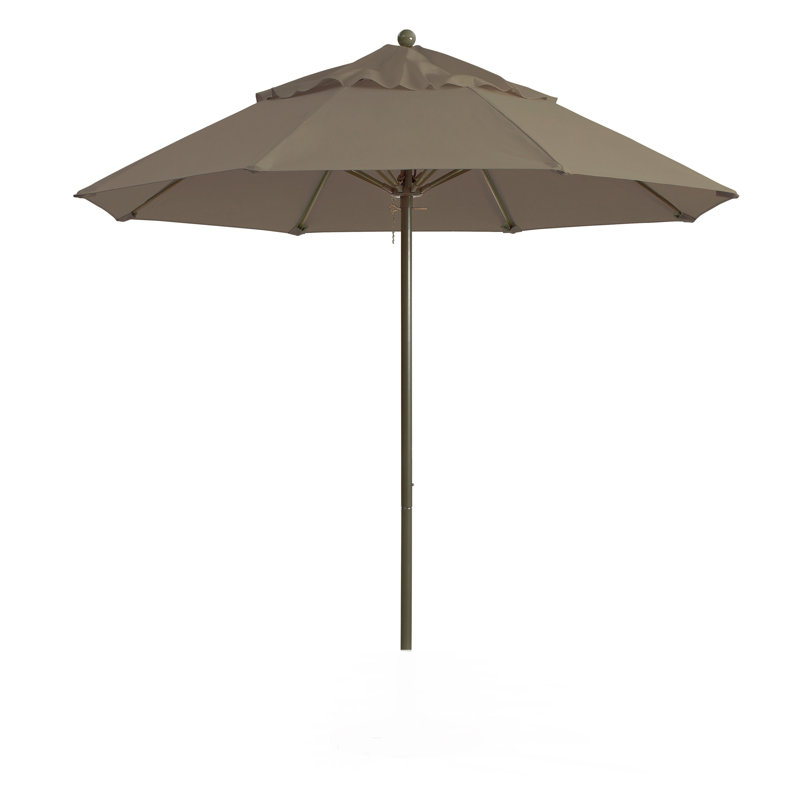 Grosfillex Windmaster 7.5' Round Umbrella, Taupe