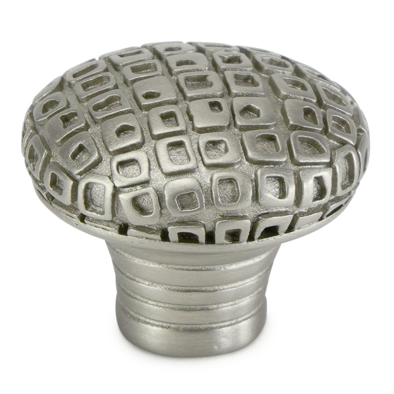 RIO KNOB IN SATIN NICKEL PLATE