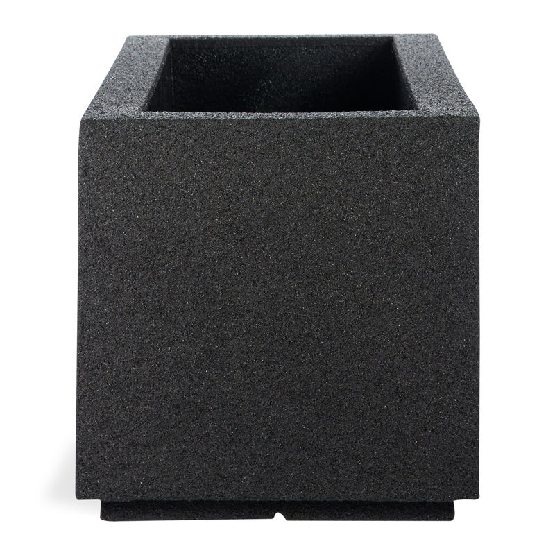 Argentine Trough Planter, Black Granite