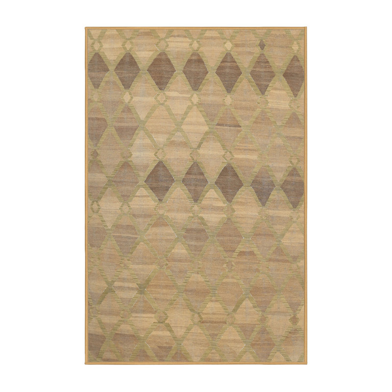 Tapis beige contemporain, Rectangle 8 pi x 10 pi