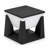 Quankoach 10.2 in Hardwired Outdoor Post Cap Light with E26 Bulb with Outdoor Shade