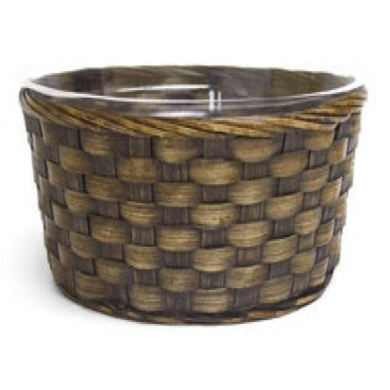 Panier en osier, Brun, H 4 po x l 10 po x P 10 po