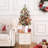36' H Lighted Artificial Christmas Tree