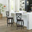 Tabouret de bar et de comptoir pivotant Brumback-1418715381-1418715379