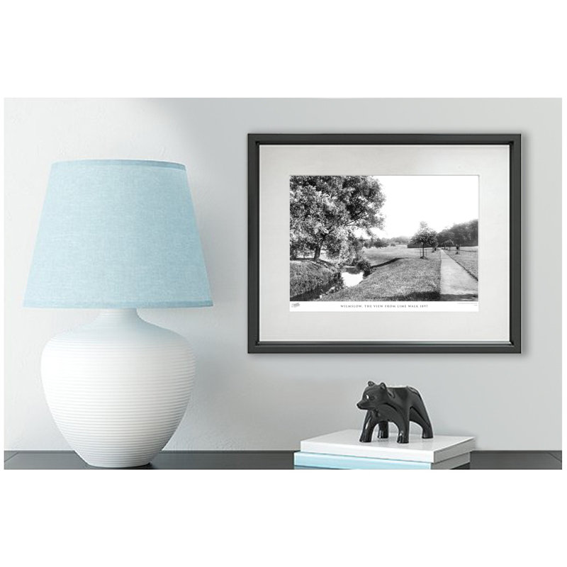 Wilmslow, The View From Lime Walk 1897 - Single Picture Frame Print, 60cm H x 80cm W x 2.3cm D