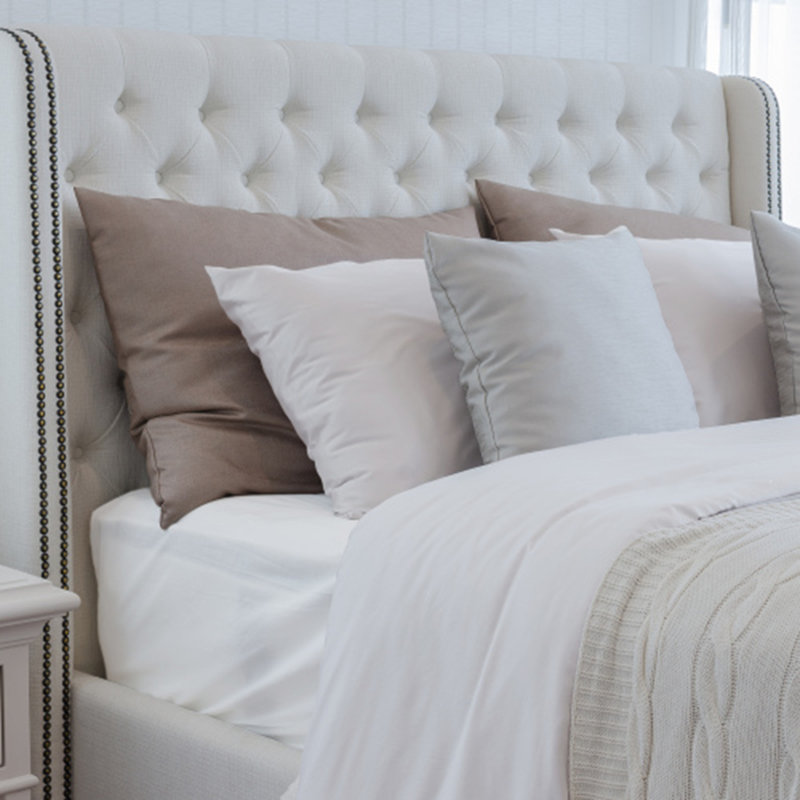 Premium Silky Soft 100% Tencel Lyocell Derived from Eucalyptus 4-Piece Sheet Set, White, King