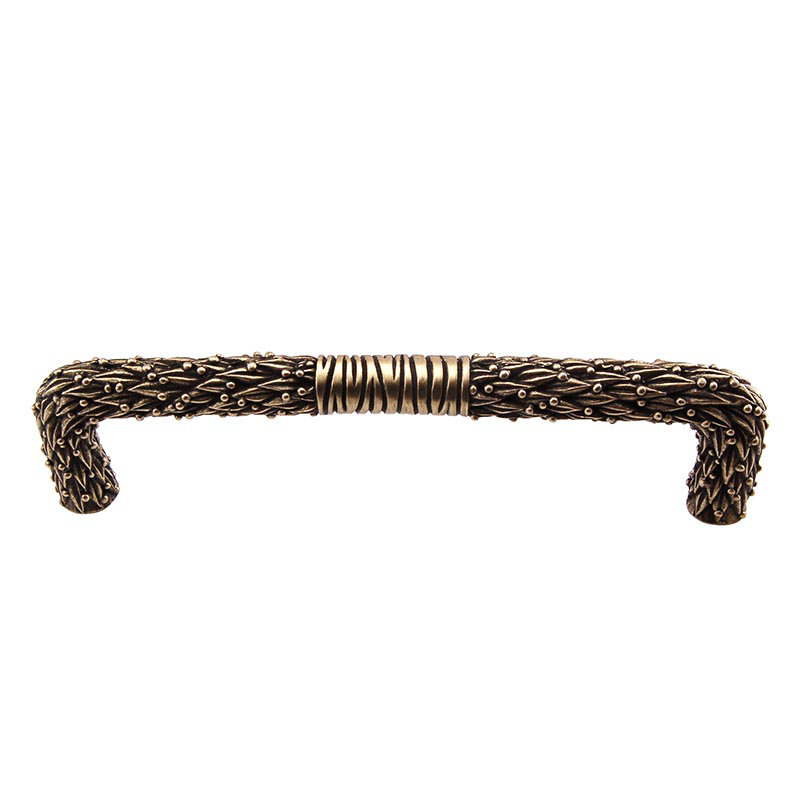 San Michele Arch Pull, 7", Antique Brass