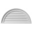 Half Round Gable Vent Louver, Non-Functional