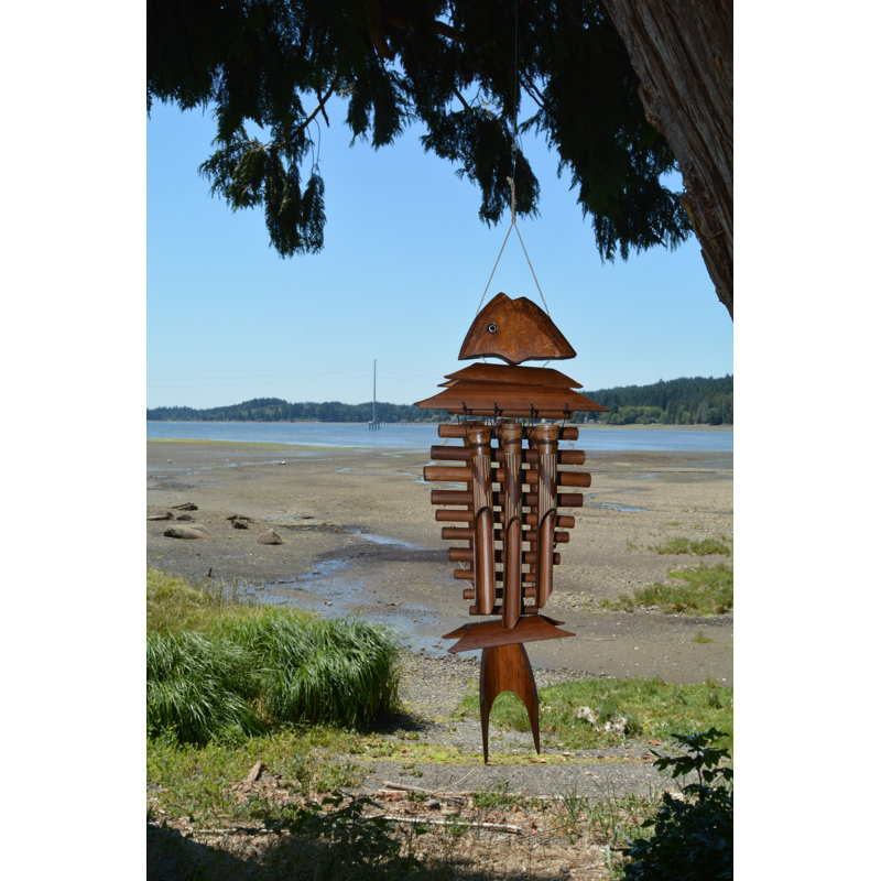 Carillon à vent en bambou lovina fish