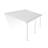 Palram - Canopia Olympia 9' 8" D x 20' W Polycarbonate Aluminum Stationary Patio Awning White-32240034-32240029