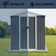 Outdoor Storage Shed 6Ftx4Ft, Grey, Durable Apex Roof