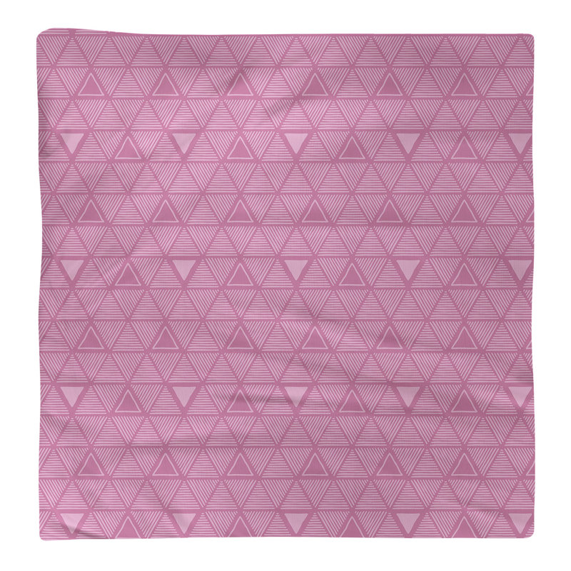 Jordao Cotton Abstract Square Napkin, Orange, 0.1" H x 22" W x 22" D
