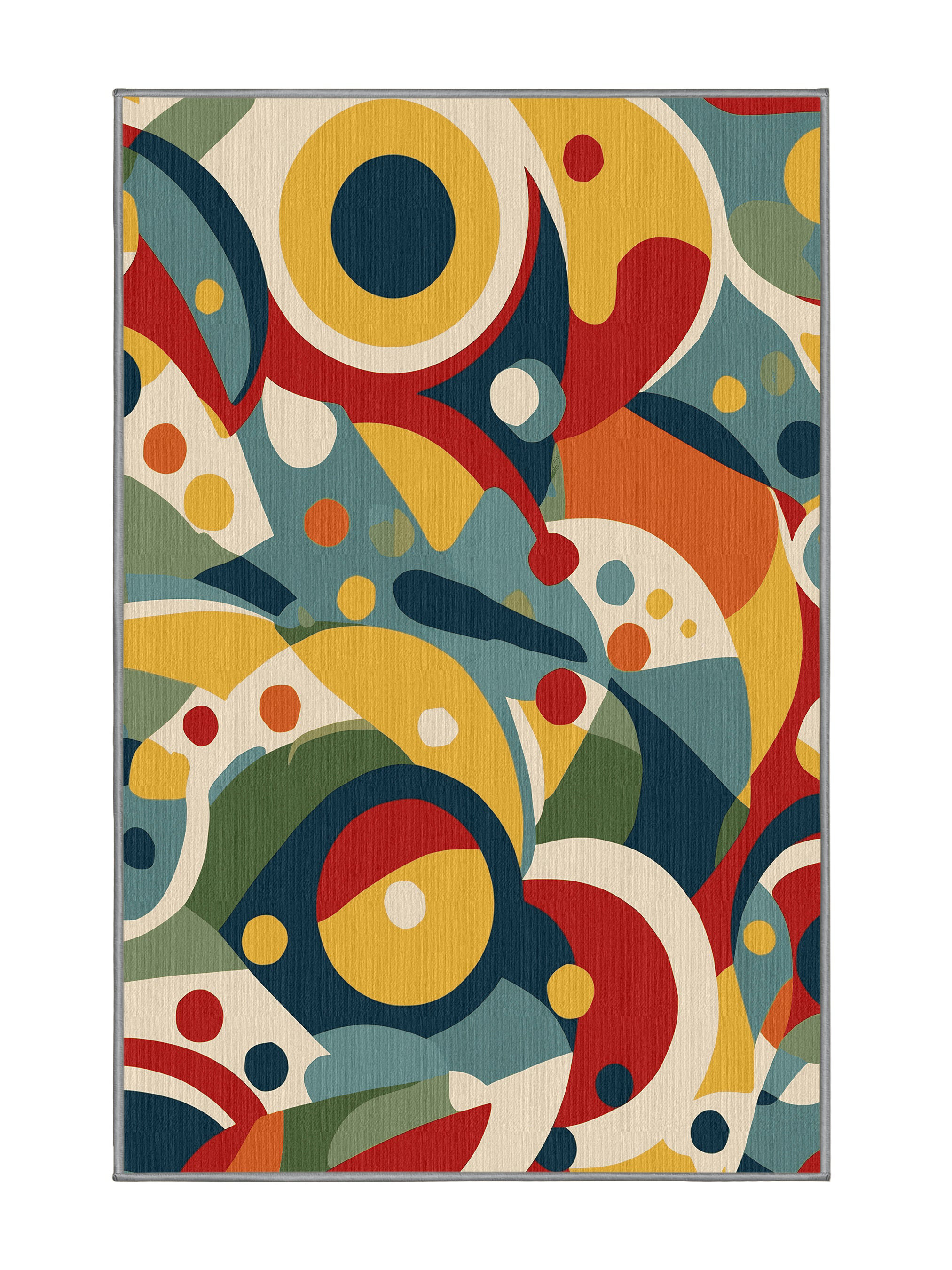 Pulse Border Rug Winston Porter Vibrant Pulse Rug | Wayfair