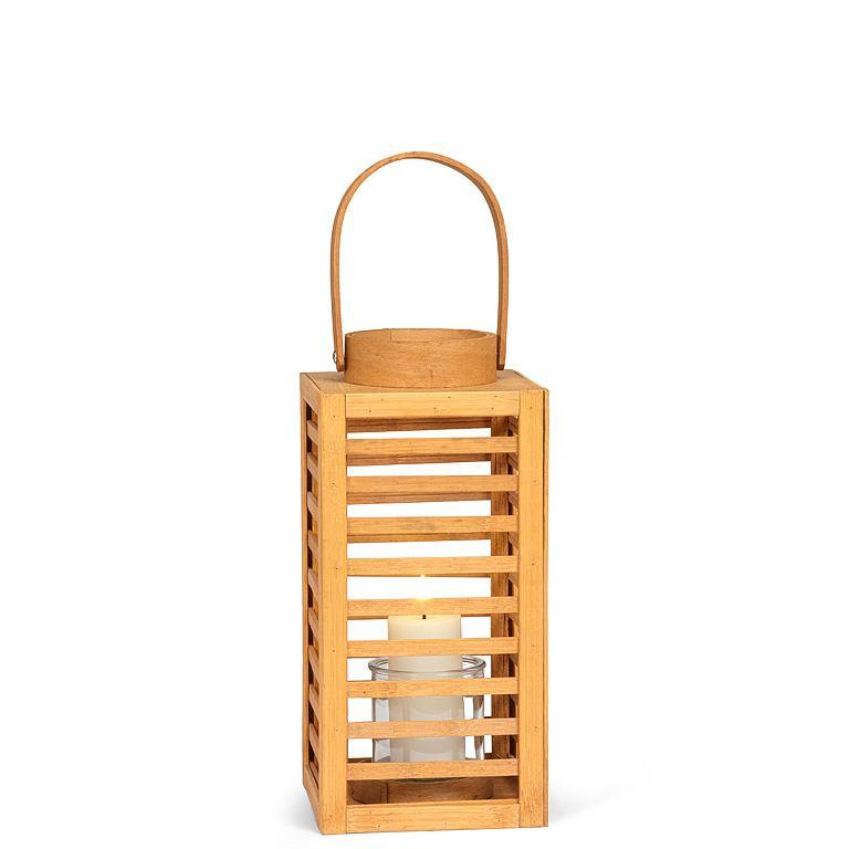 Battery Powered Outdoor Lantern, H 12 po x l 6 po x P 6 po