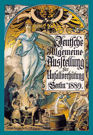 « german general expositions » par emil doepler, affiche rétro