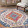 Tapis bleu / jaune / crème Lathan
