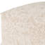 Repose-pieds 36 "en chenille beige et crème