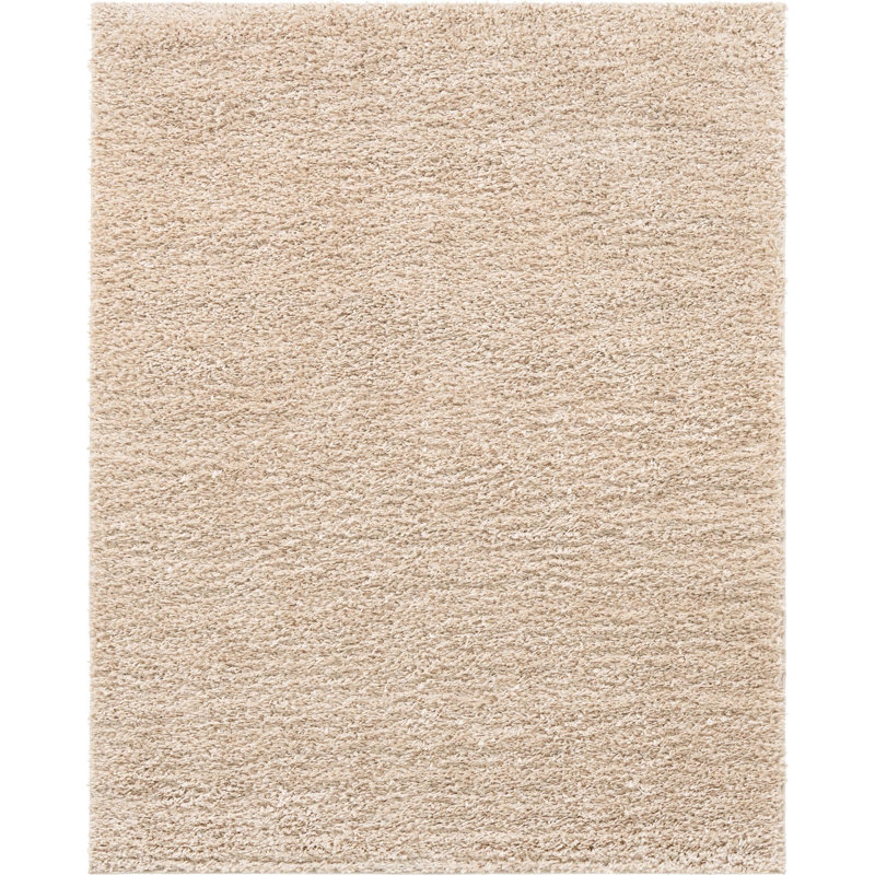 Tapis beige tissé à la machine Analena, Rectangle 7 pi 10 po x 10 pi