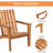Garberville Acacia Outdoor Adirondack Chair-1810749690