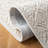Jellisa Hand Tufted Wool/Cotton Geometric Rug in Ivory-669366339