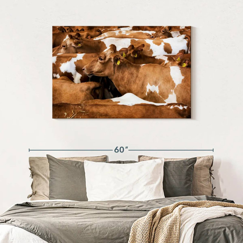 Brampt Guernsey Cows, 30" H x 45" W