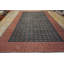 Bold Antique Indian Room Size Cotton Dhurrie Flat Woven Area Rug