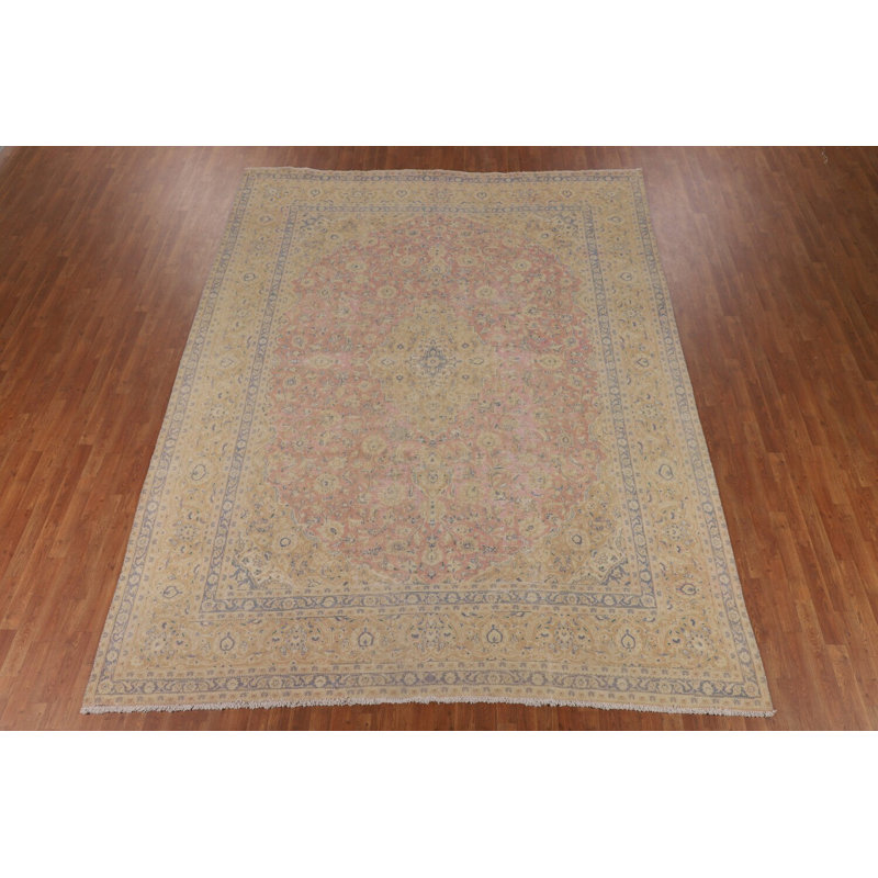 Tapis traditionnel rose 10x12