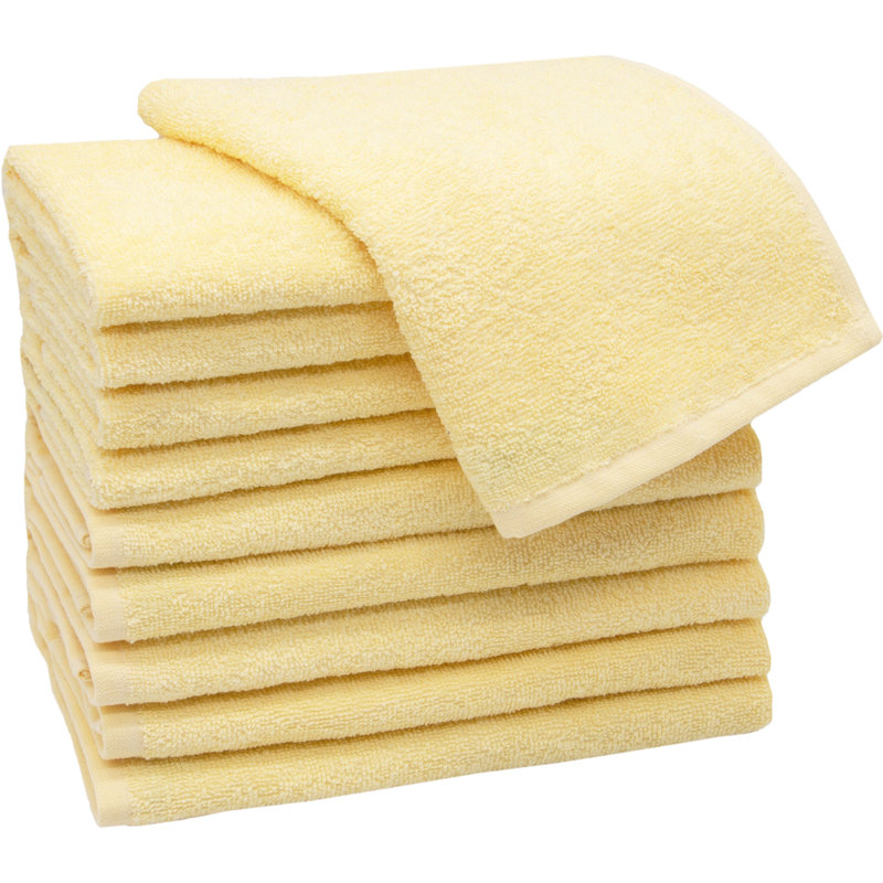 Midweight Fingertip Towel, Yellow