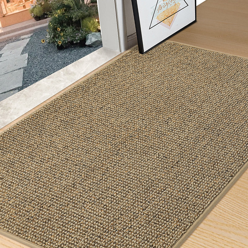 Non-Slip Indoor Doormat, Beige, 50.8cm W x 121.9cm L