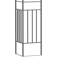 Ahriana 3 x 3m Outdoor Steel Gazebo with 2 Tier Roof Garden Gazebo Grey