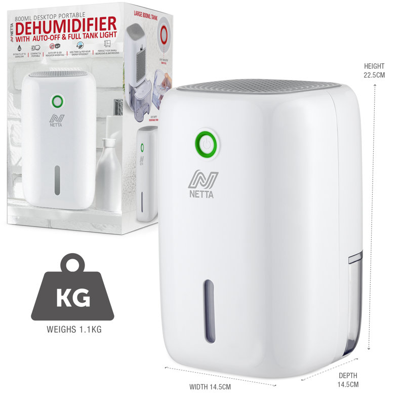 NETTA 800ml Mini Dehumidifier