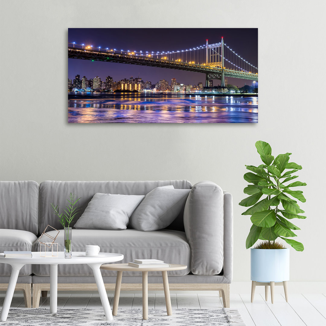 Brücke in New York - Kunstdrucke auf Leinwand