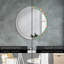 Huldar Glass Flat Wall Mirror