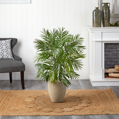 48'' Faux Palm Tree in Ceramic Planter
