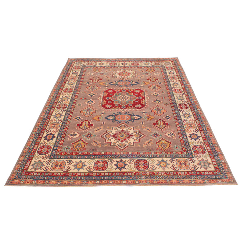 Tapis unique en laine noué à la main 8 pi 4 po x 11 pi 7 po nouvel âge Elissa